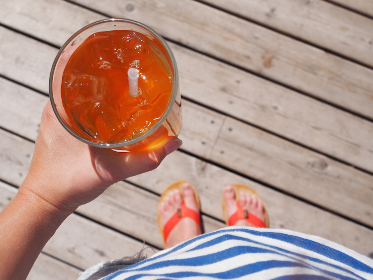 Little Brick Edmonton ice tea