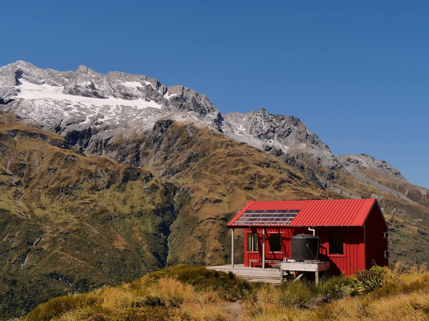 Liverpool track berghut