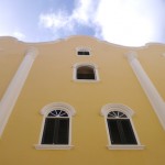 Lopen door Willemstad Curacao