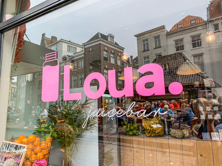 Loua Juicebar in Utrecht vismarkt