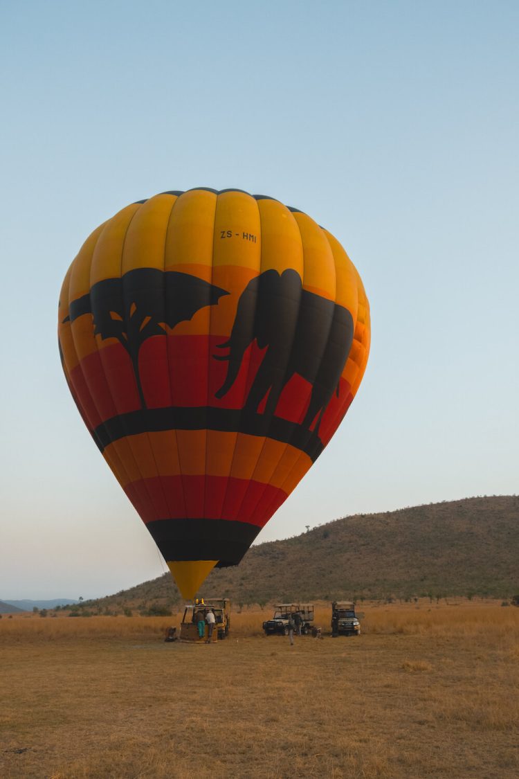 Luchtballon vlucht Pilanesberg
