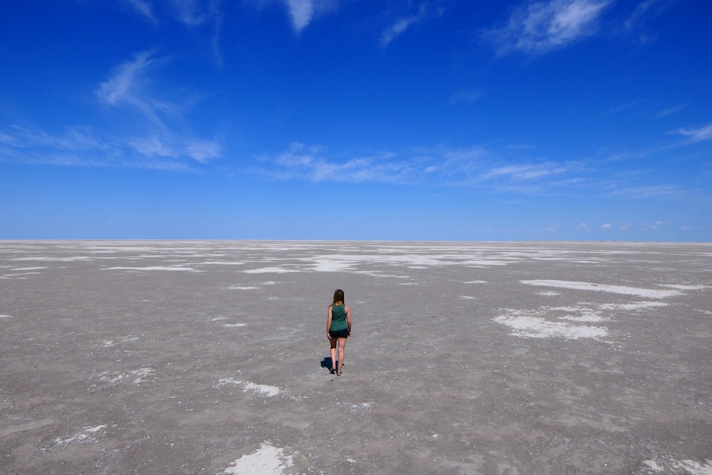Makgadikgadi pans zoutpannen