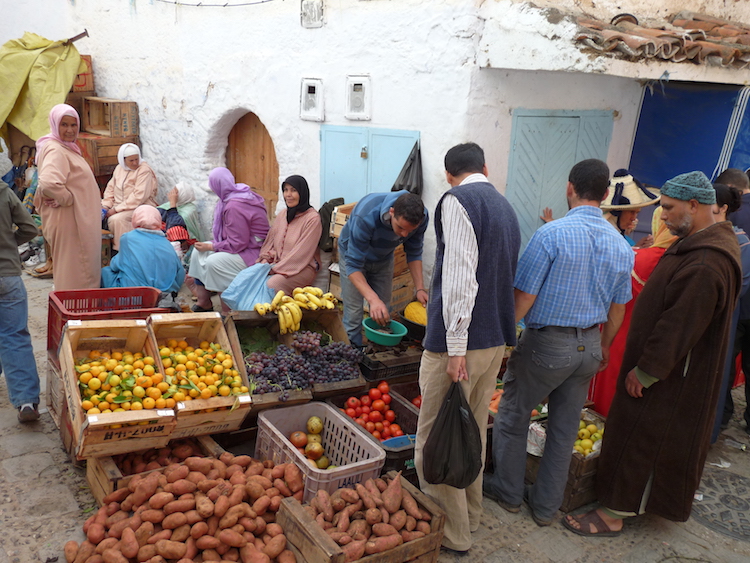 Markt in Marokko Chefchaouen