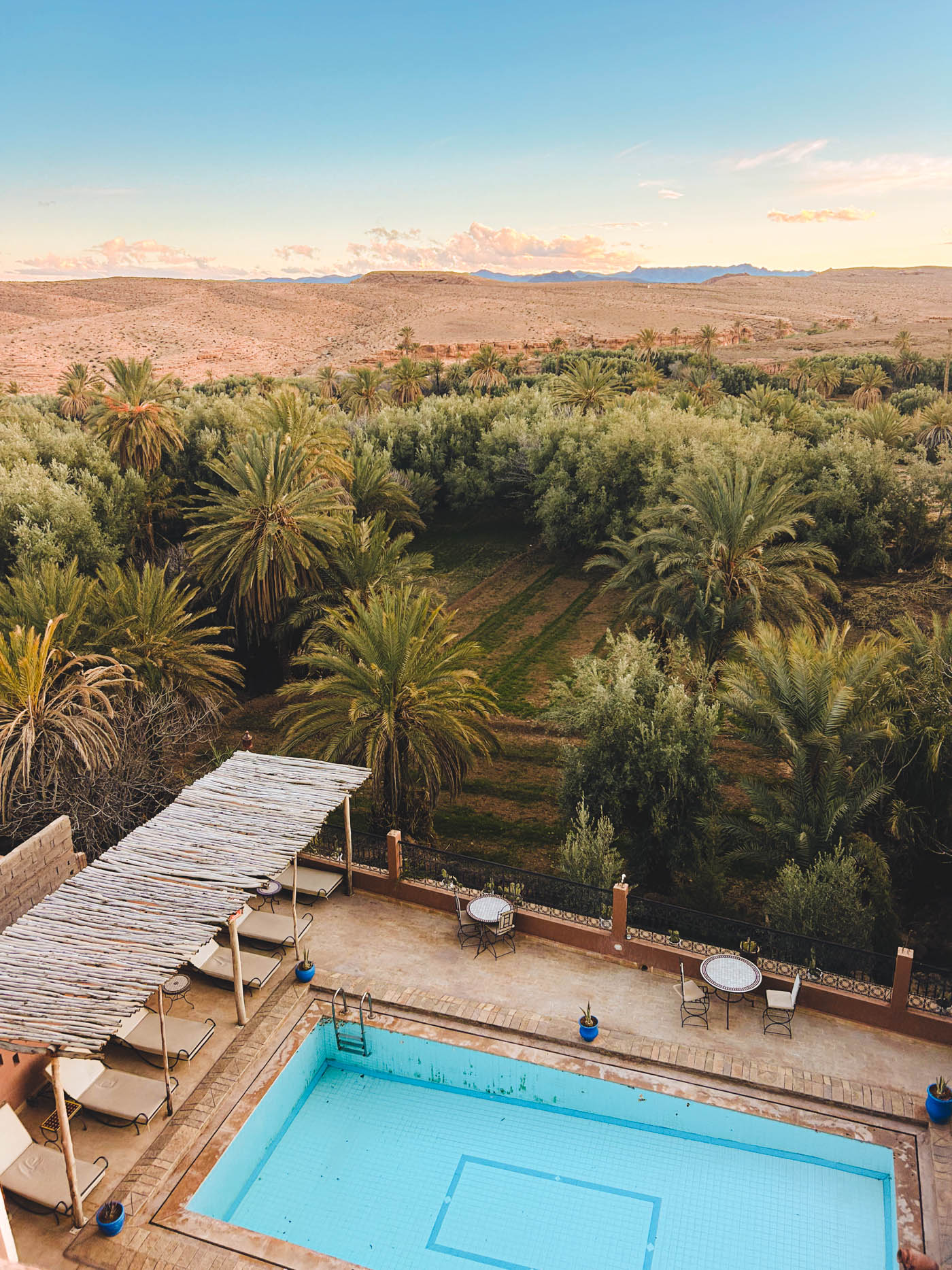 Marokko Riad Dar Bab Todra atlas