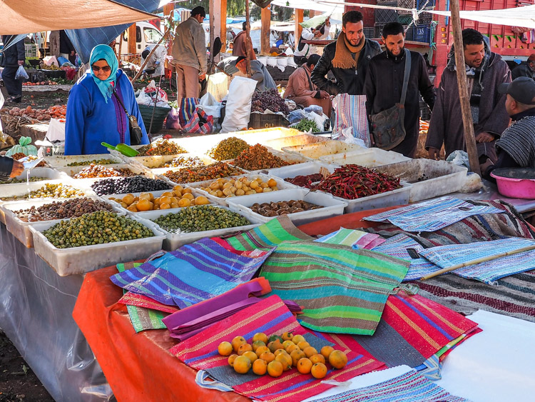 Marrakech omgeving markt