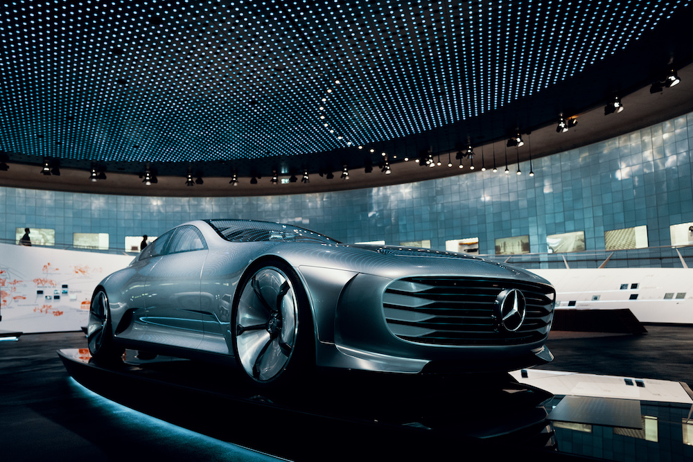 Mercedes Benz Museum nieuwe auto