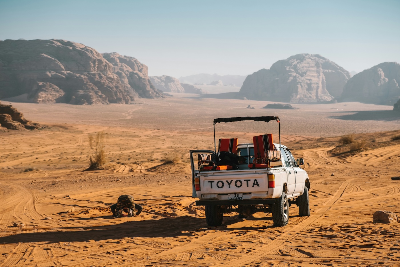 Met de Jeep door Wadi Rum, Jordanië