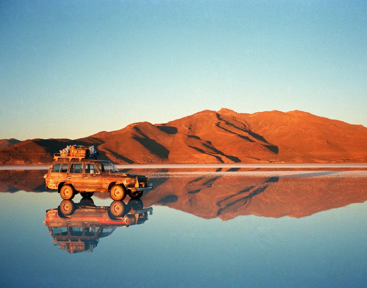 Met de auto in Uyuni