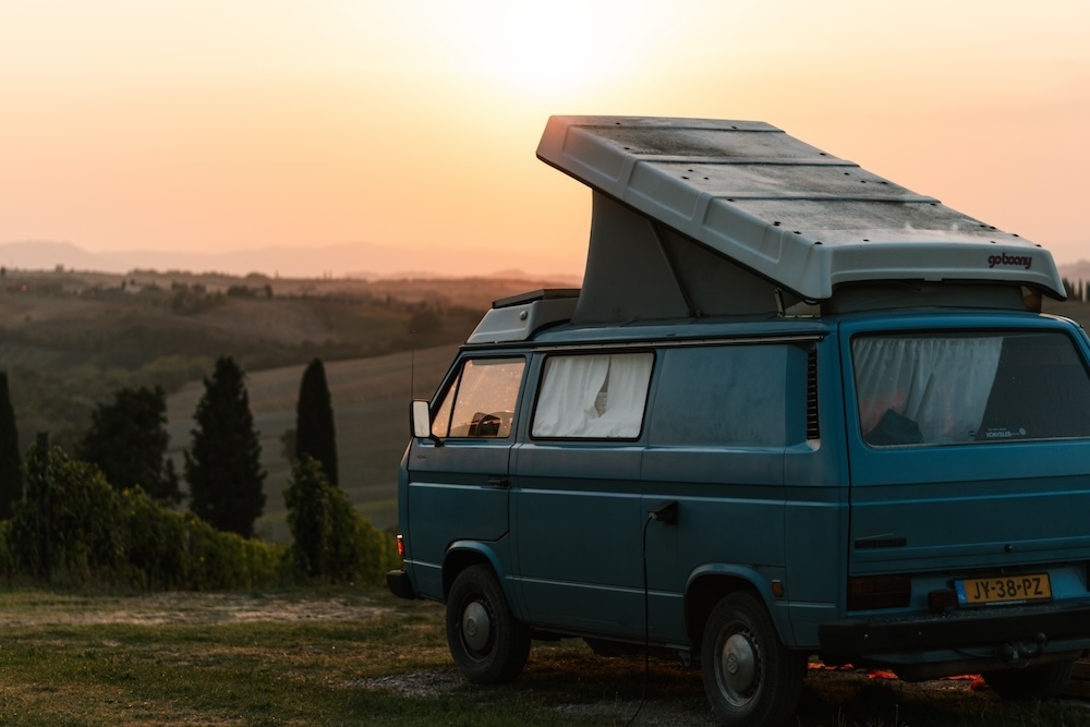Met de camper naar Toscane