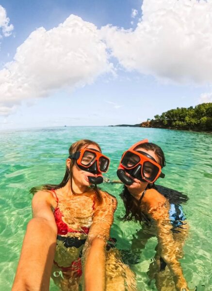 Met onze mooie snorkel sets