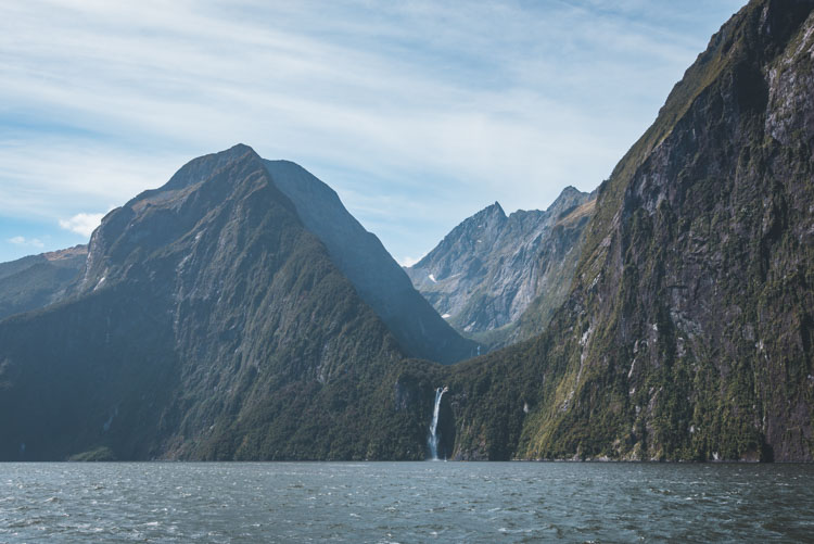 Milford Sound in Nieuw Zeeland cruise