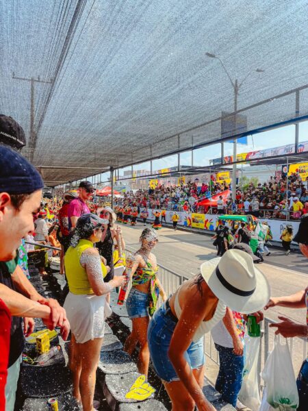 Mini palco schuim, Carnaval de Barranquilla