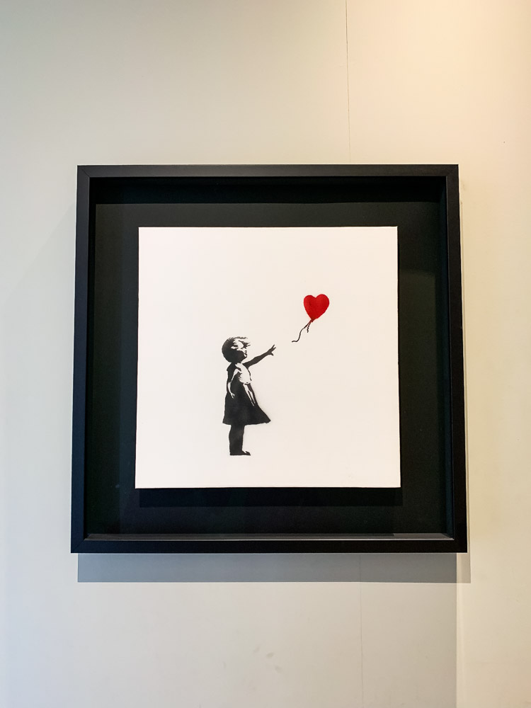 Moco Museum Banksy girl with balloon