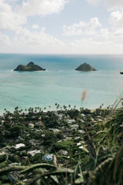 Mokulua Islands, vanaf Lanikai Pillbox hike