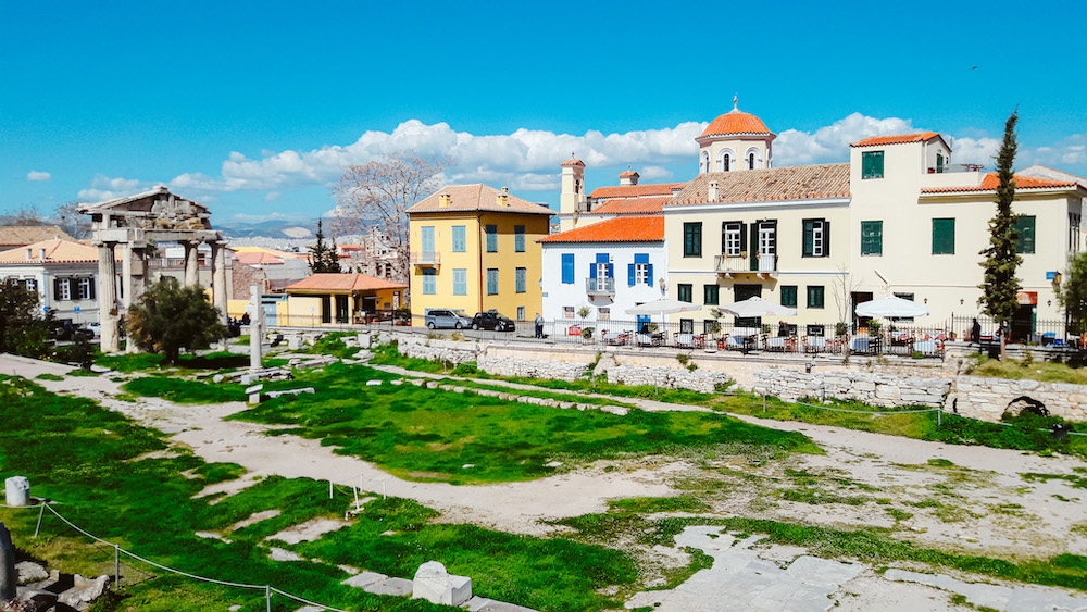 Monastiráki en de Romeinse Agora