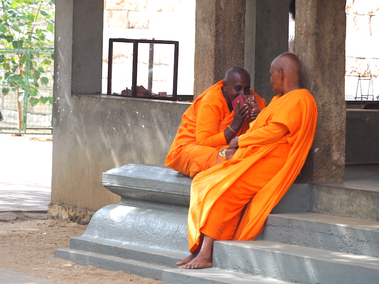 Monikken-bij-jaya-Sri-Maha-Bodhi-anuradhapura
