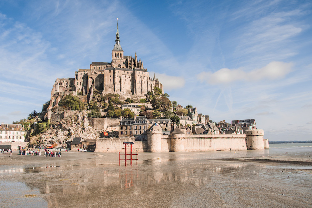 Mont Saint Michel in Frankrijk normandie