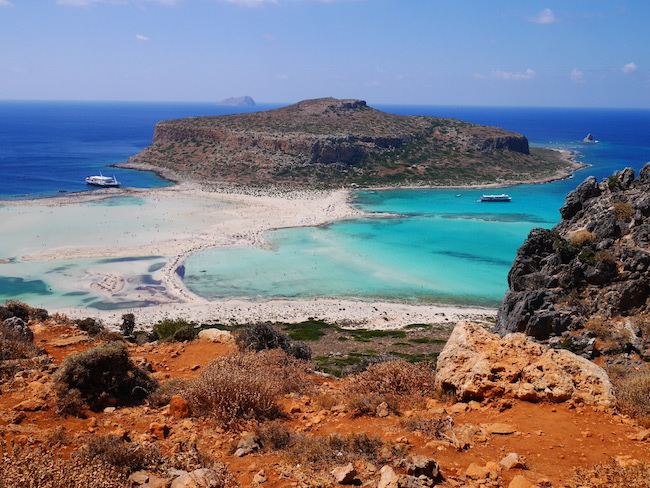 Mooiste strand van kreta balos beach