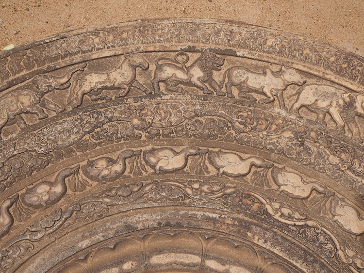 Moonstone anuradhapura sri lanka