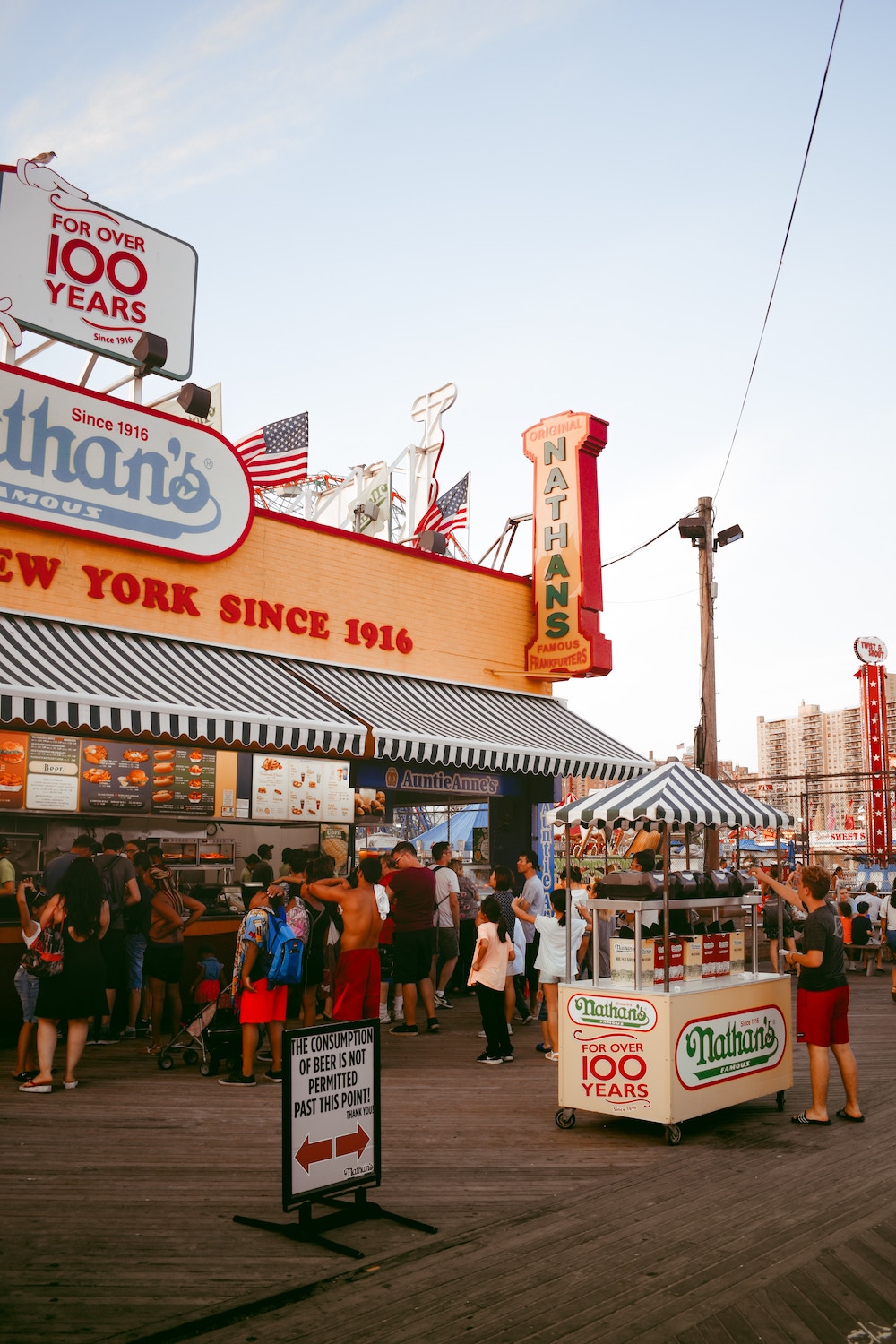 Nathans hotdogs