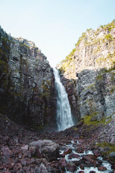 Natuur in Zweden, Njupeskar waterval