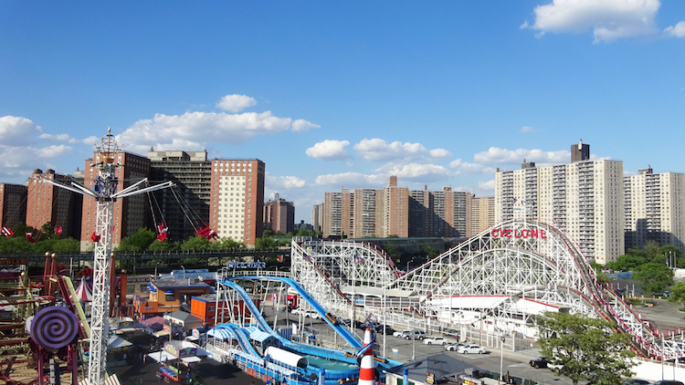New York Overzicht van Coney Island