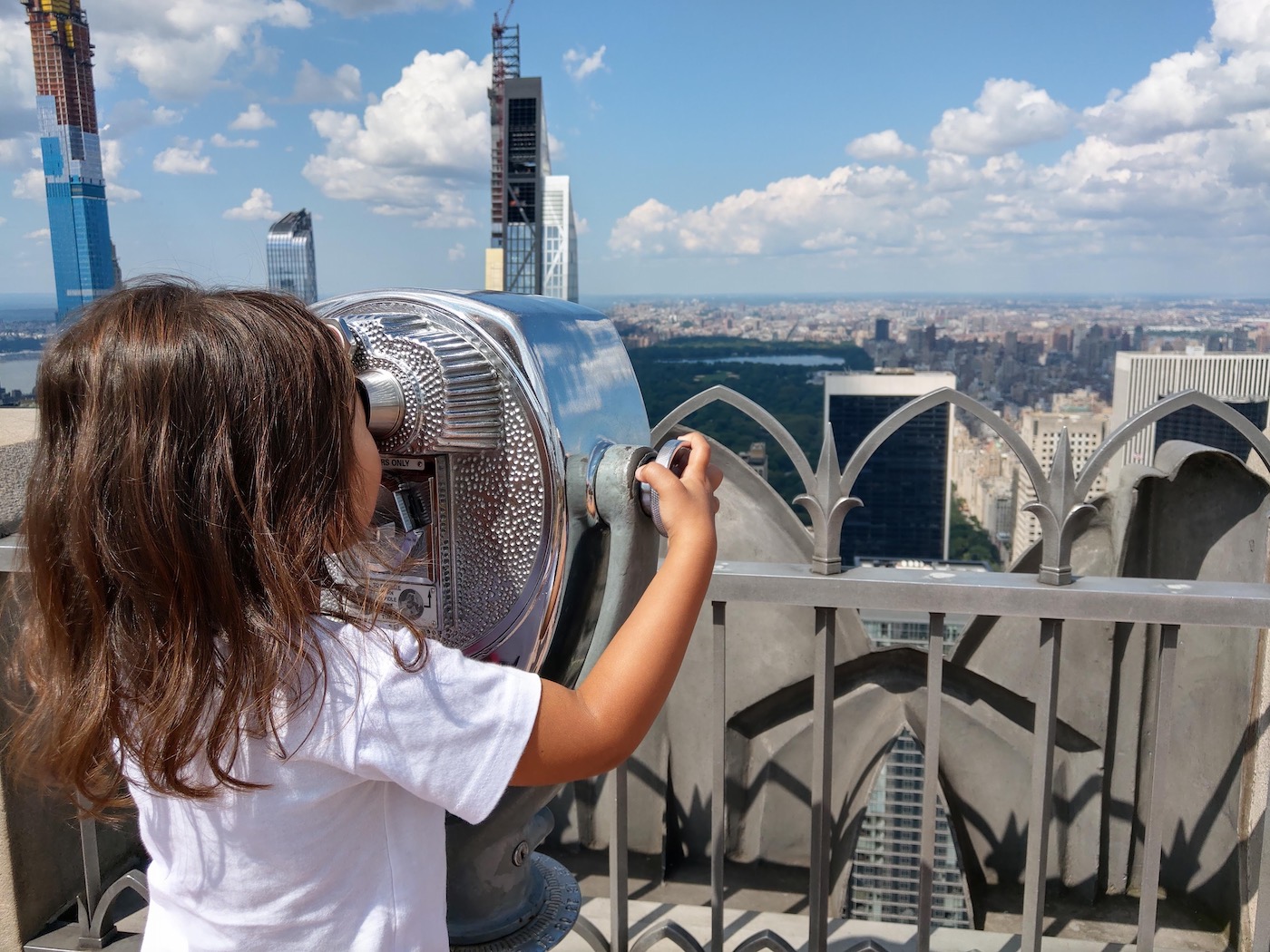 New York met kinderen Top of the Rock