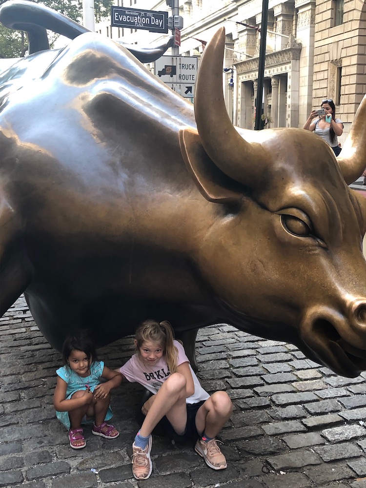 New york met kinderen The Bull
