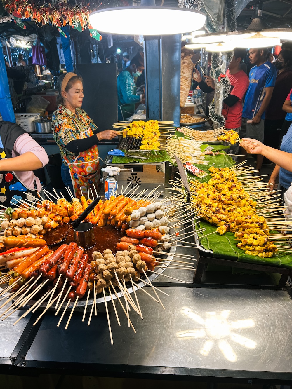 Night market sate, Krabi Town