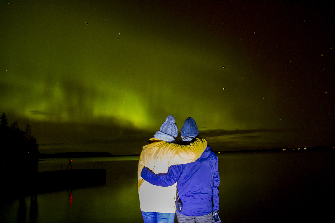 Noorderlicht Finland fotograferen