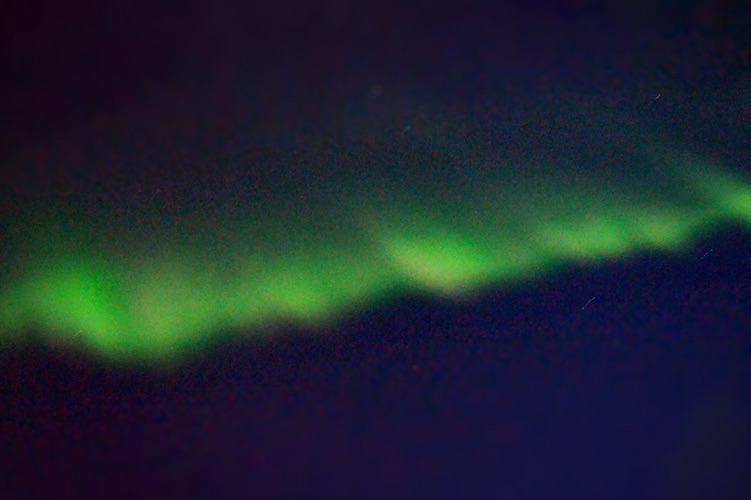 Noorderlicht fel groen