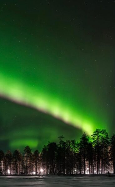 Noorderlicht spotten Kuusamo