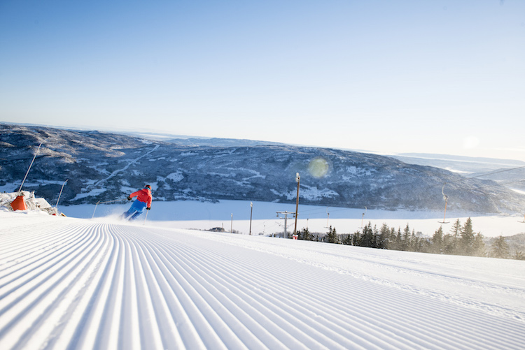 Norefjell noorwegen wintersport nieuwe piste