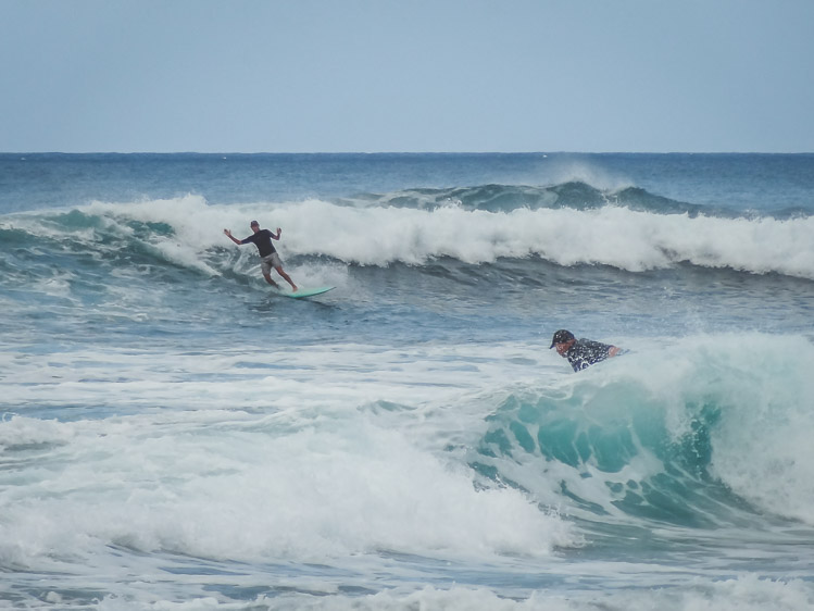 Oahu Hawaii surfers north shore