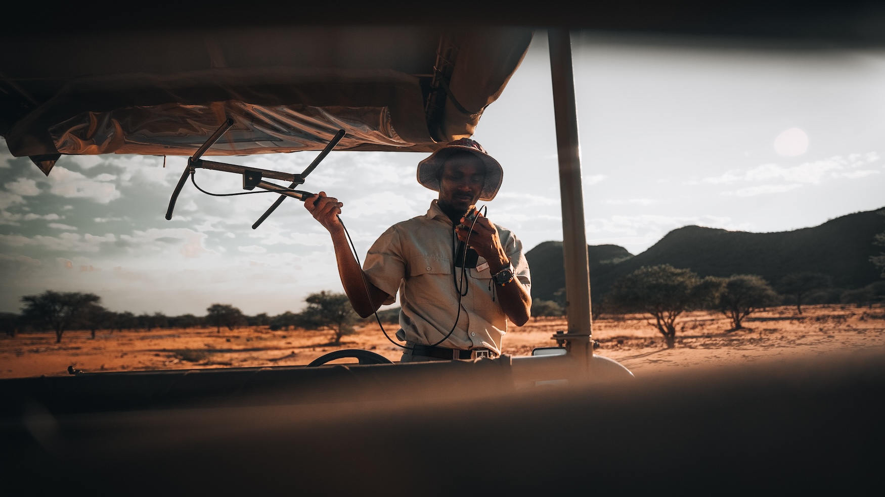 Okonjima luipaard tracker