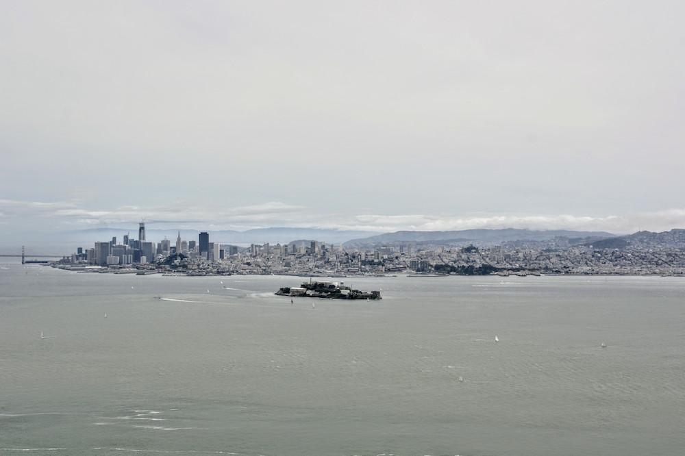 Omgeving San Francisco Angel Island Uitzicht San Francisco