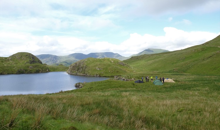 Overnachten tijdens coast to coast engeland hike
