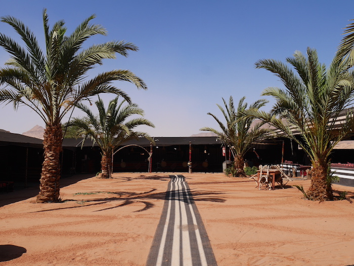 Overnachten wadi rum tentenkamp