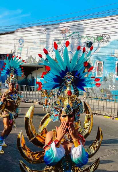 Parade sfeer Carnaval de Barranquilla