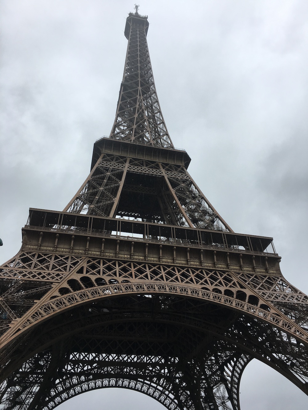 Parijs in de winter Eiffeltoren