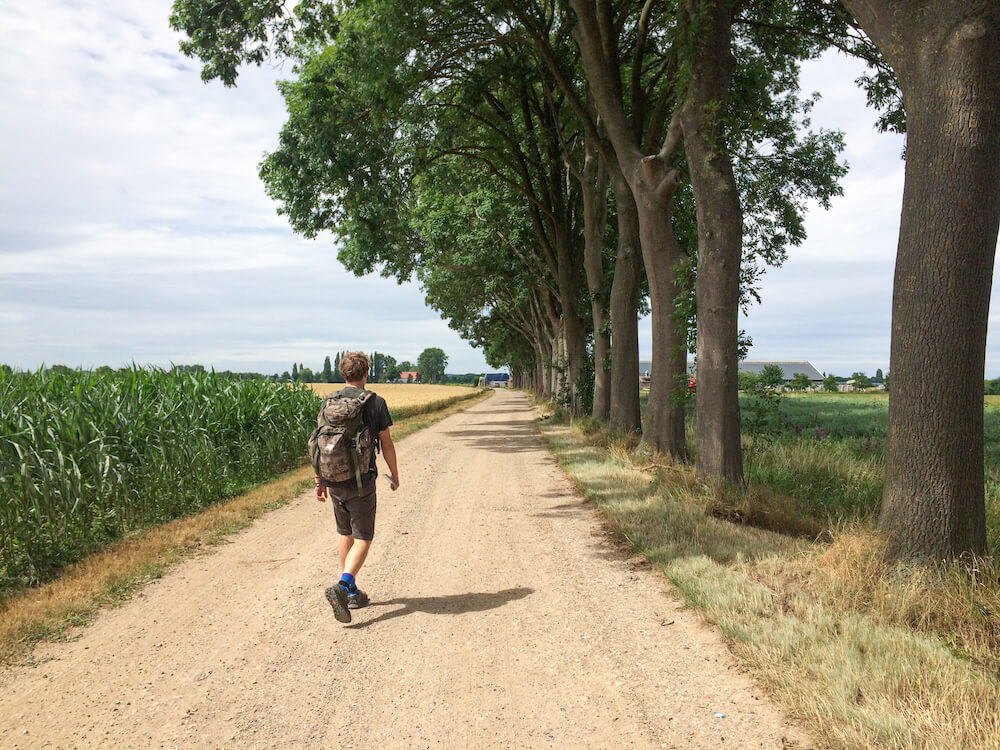 PieterPad lopen alleen