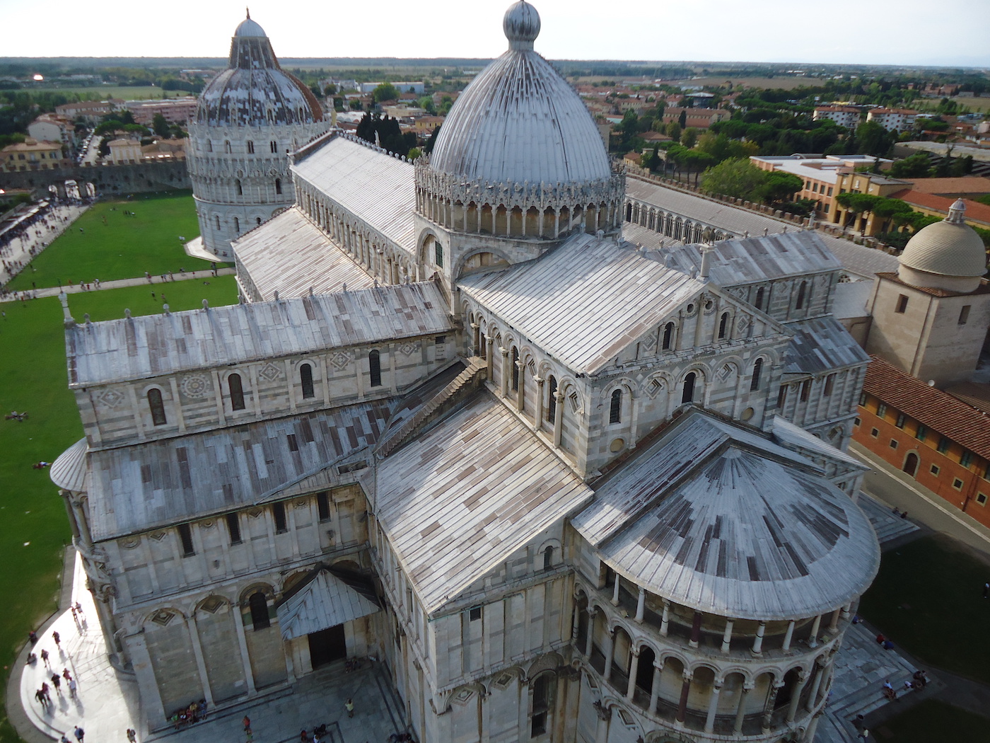 Pisa Kathedraal vanaf toren van Pisa