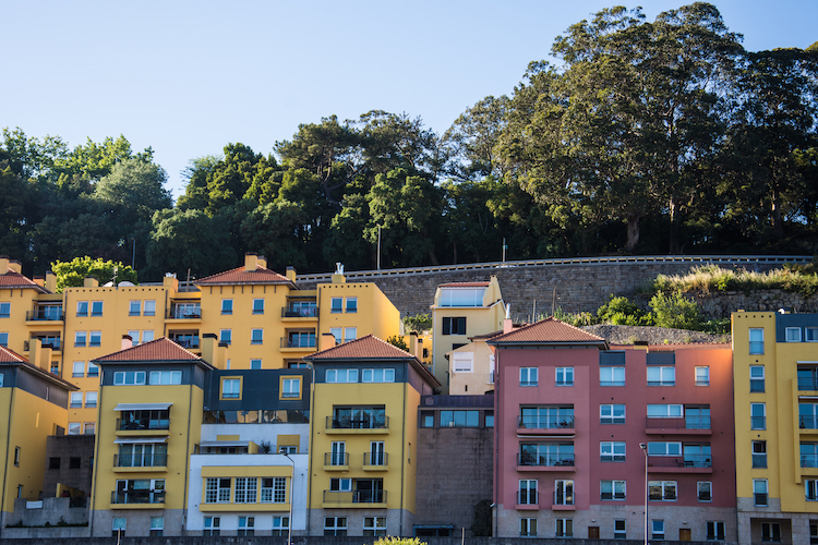 Porto huisjes stad noord portugal