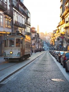 Porto tram centrum