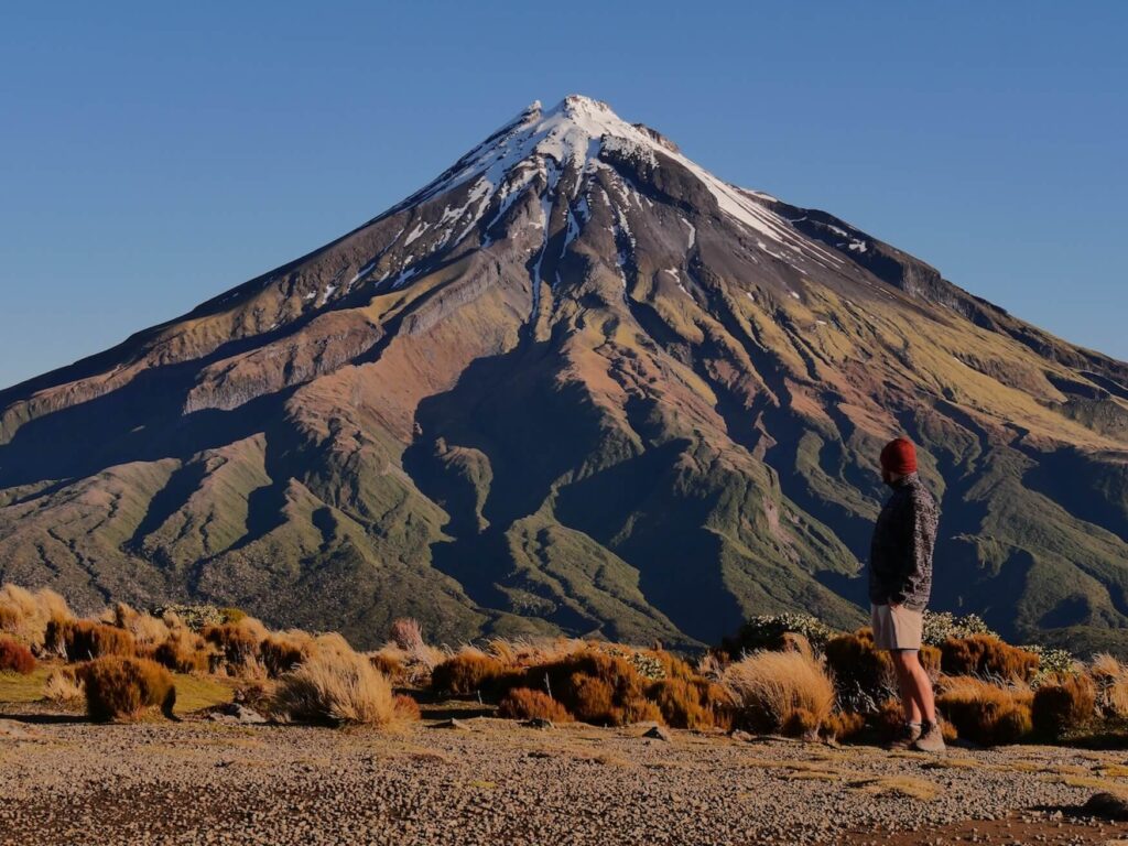 Pouakai Tarn Track man bij Mt Taranaki