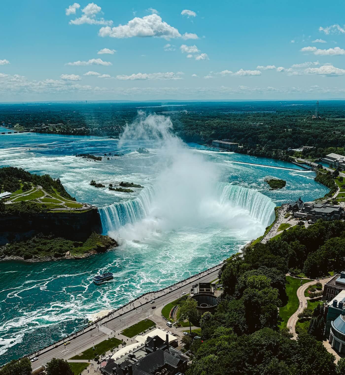 RV route Niagara Falls