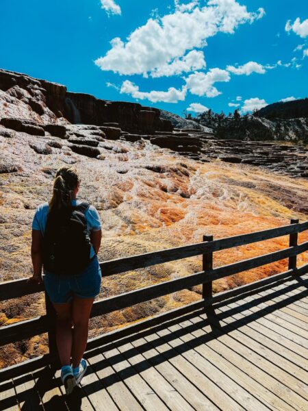 RV route Yellowstone