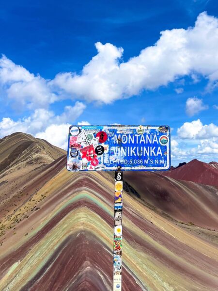 Rainbow Mountain uitzichtpunt