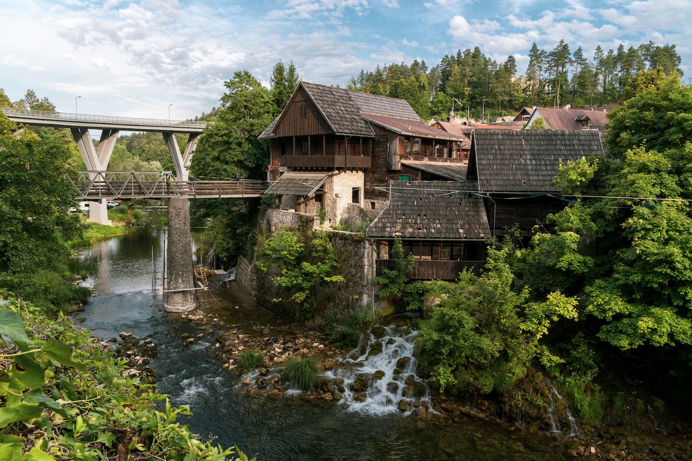 Rastoke waterval kroatie