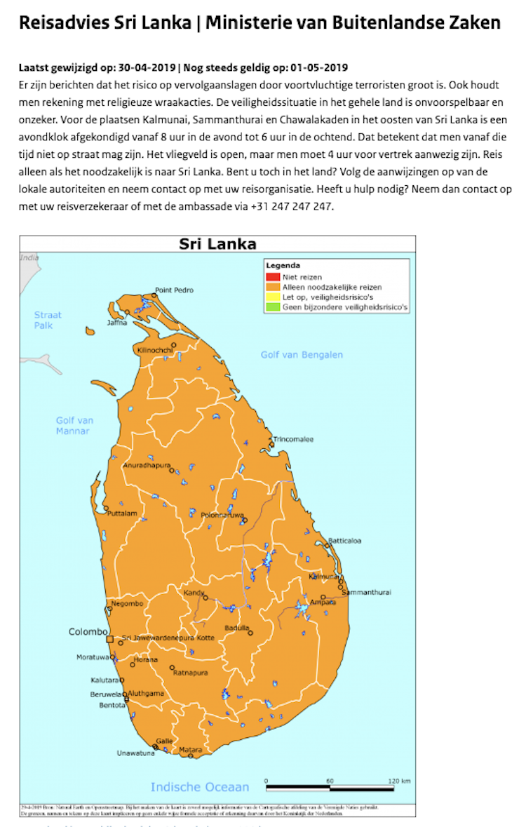 Reisadvies Sri Lanka